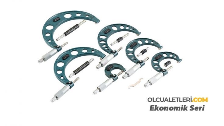 Dış Çap Mikrometre Set 0-150 MM (6’lı) – Ekonomik Seri